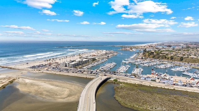 1021 Costa Pacifica Way Unit 2105, Oceanside, CA 92054 - drone / aerial view of a nearby body of water and numerous boat docks