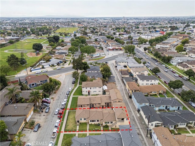 bird's eye view featuring a residential view