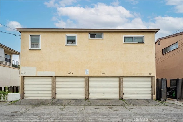 exterior space featuring fence