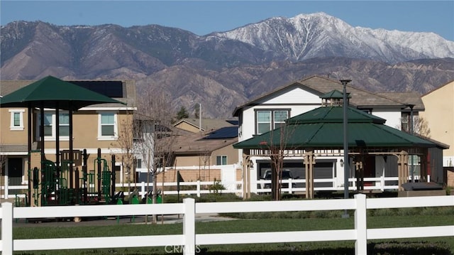 view of mountain feature