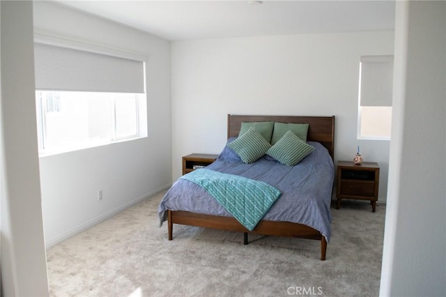 bedroom with carpet flooring