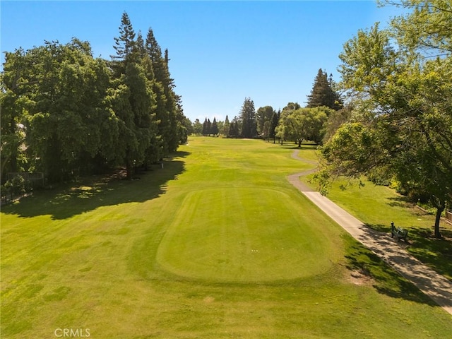 view of property's community featuring golf course view