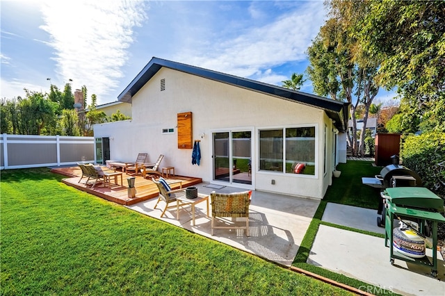 32772 Shipside Dr, Dana Point, CA 92629 - rear view of property with an outdoor hangout area, stucco siding, and a patio area
