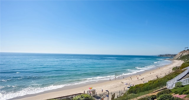 33781 Copper Lantern St, Dana Point, CA 92629 - property view of water featuring a view of the beach