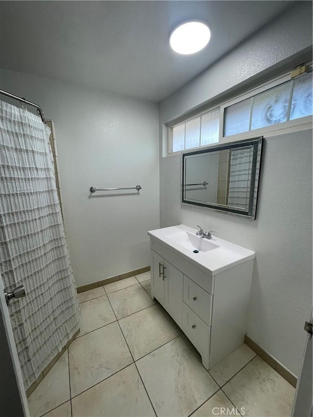 14802 Newport Unit 2B, Tustin, CA 92780 - full bathroom featuring vanity and a shower with curtain