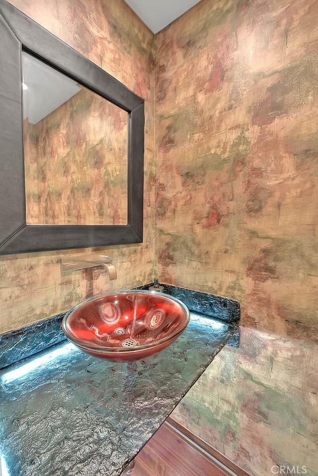details with a sink