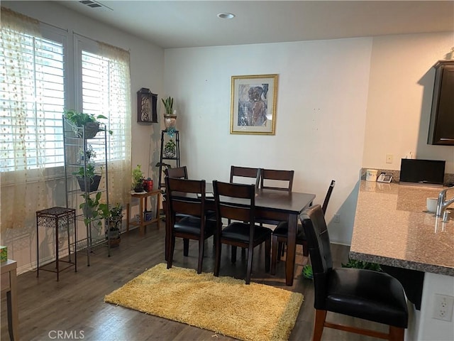 16001 Chase Rd Unit 59, Fontana, CA 92336 - dining area featuring wood finished floors