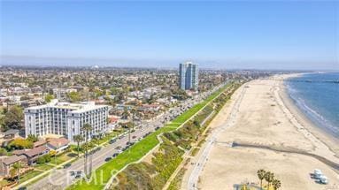2601 E Ocean Blvd Unit 205, Long Beach, CA 90803 - drone / aerial view of waterfront with a beach