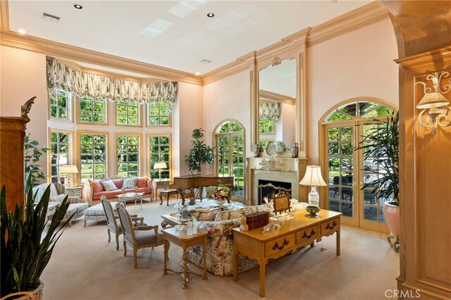 4537 Ellenboro Way, Woodland Hills, CA 91364 - sunroom with french doors