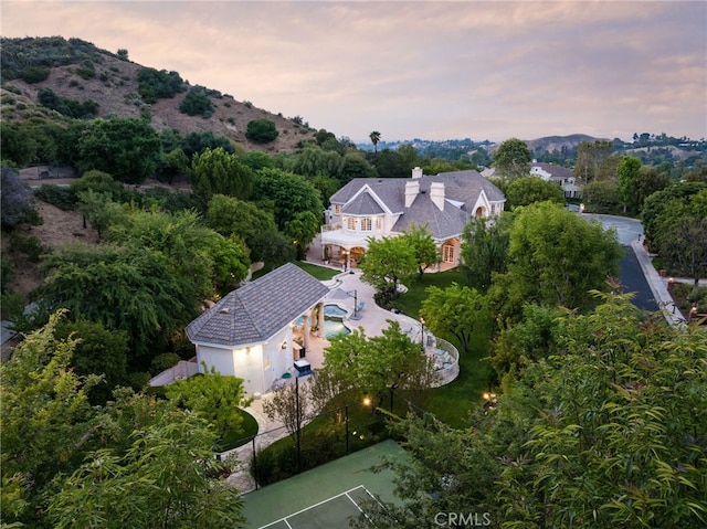 4537 Ellenboro Way, Woodland Hills, CA 91364 - view of aerial view at dusk