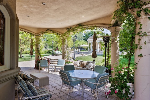 4537 Ellenboro Way, Woodland Hills, CA 91364 - view of patio / terrace
