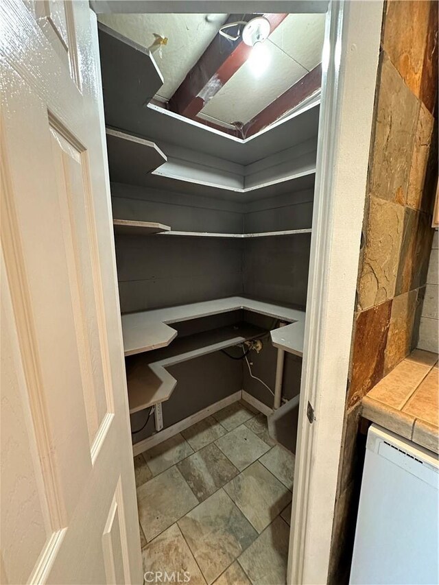view of pantry