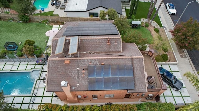 drone / aerial view