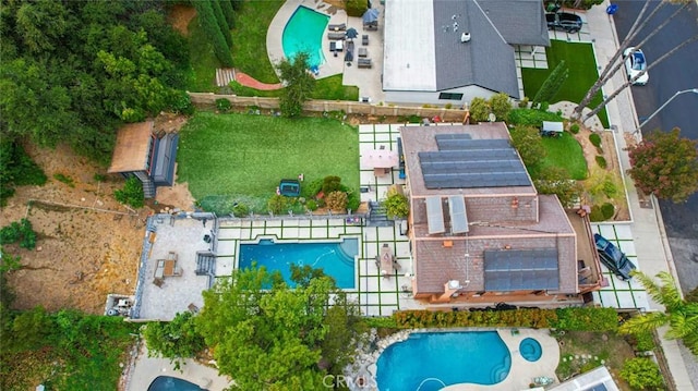 drone / aerial view