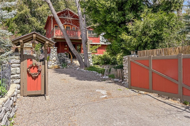 29 Bear Dr, Mt Baldy, CA 91759 - view of jungle gym with fence
