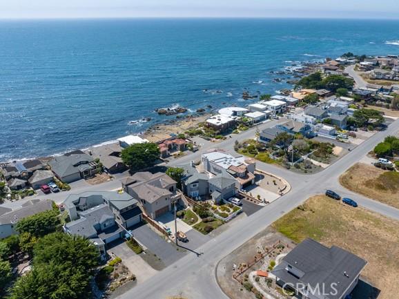 2062 Sherwood Dr, Cambria, CA 93428 - aerial view of residential area featuring a large body of water