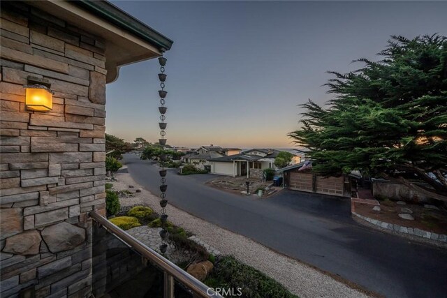2062 Sherwood Dr, Cambria, CA 93428 - view of asphalt road