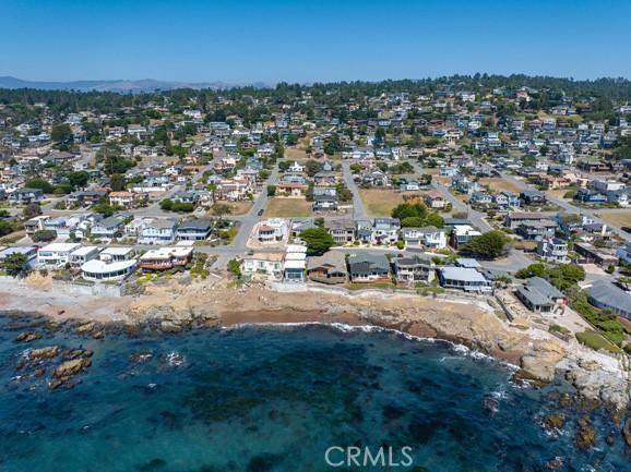 2062 Sherwood Dr, Cambria, CA 93428 - drone / aerial view of a water and mountain view