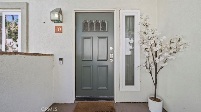 10 Via Garceta, Rancho Santa Margarita, CA 92688 - property entrance featuring stucco siding