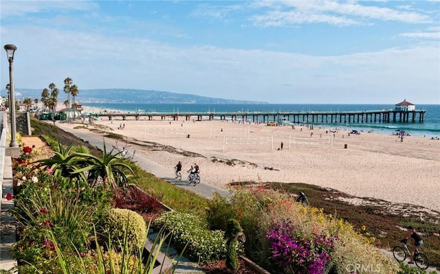 2208 The Strand, Manhattan Beach, CA 90266 - property view of water featuring a beach view