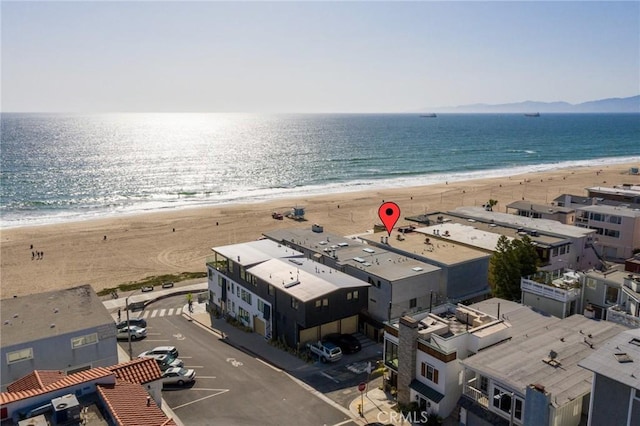 2208 The Strand, Manhattan Beach, CA 90266 - drone / aerial view with a beach view and a water view
