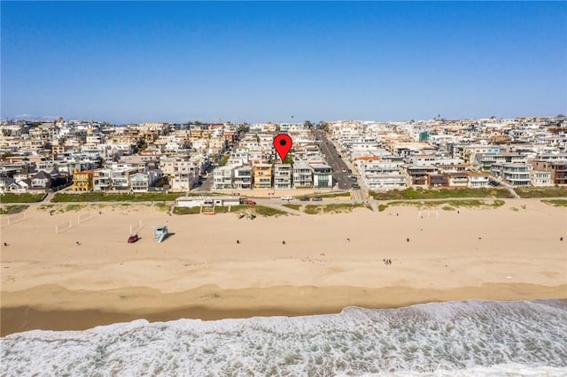 2208 The Strand, Manhattan Beach, CA 90266 - drone / aerial view with a beach view