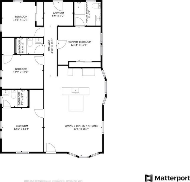 1532 W 22nd St, Los Angeles, CA 90007 - view of property floor plan