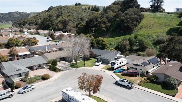 bird's eye view featuring a residential view