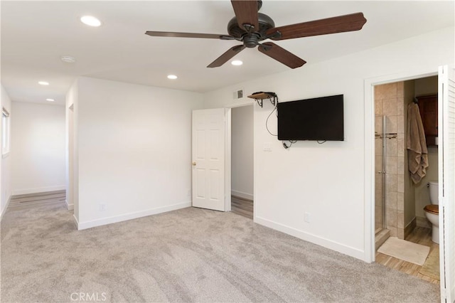 508 Launa Ln, Arroyo Grande, CA 93420 - unfurnished bedroom featuring recessed lighting, carpet floors, baseboards, and ensuite bathroom