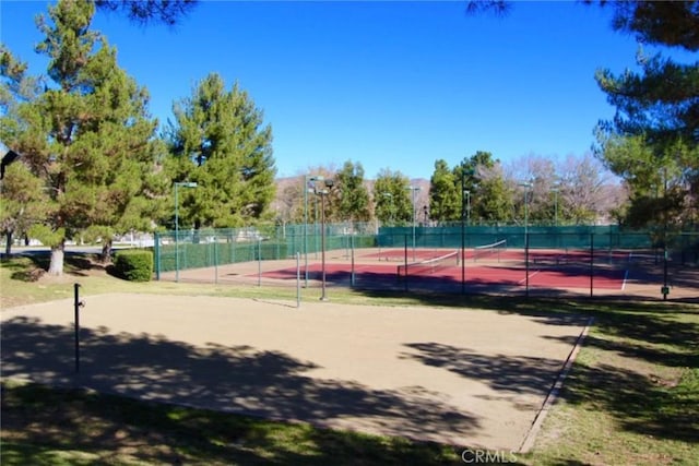 27089 Adelanto Dr, Corona, CA 92883 - view of tennis court with fence