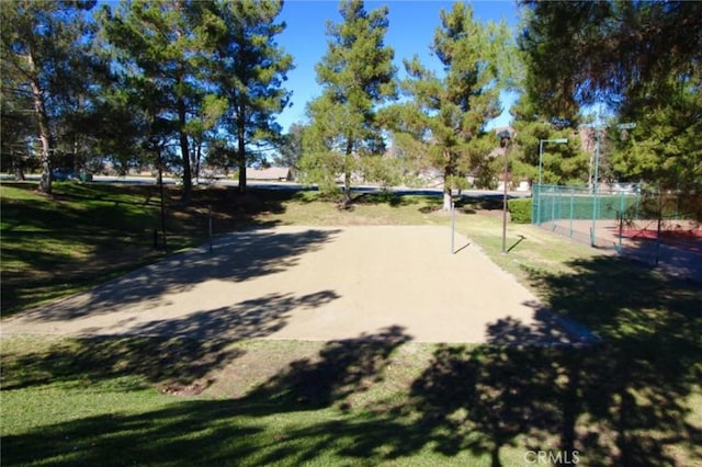 27089 Adelanto Dr, Corona, CA 92883 - view of community featuring volleyball court and a lawn