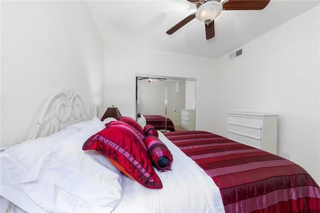 15686 Iron Spring Ln, Fontana, CA 92336 - bedroom featuring a ceiling fan