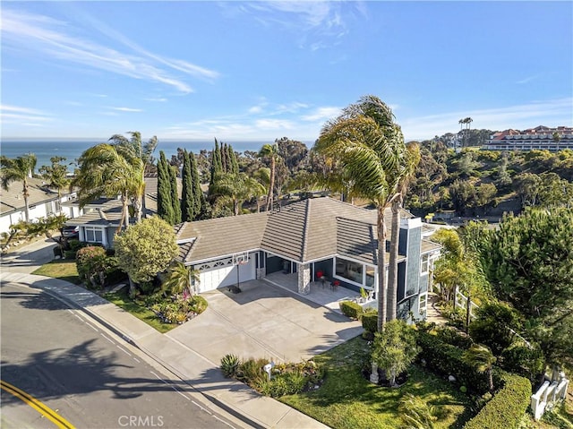 25252 Manzanita Dr, Dana Point, CA 92629 - view from above of property with a nearby body of water