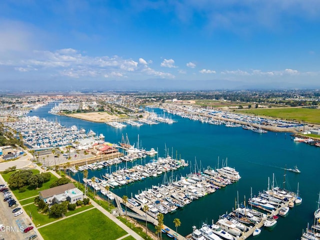 3371 Ocean Dr, Oxnard, CA 93035 - bird's eye view featuring a water view