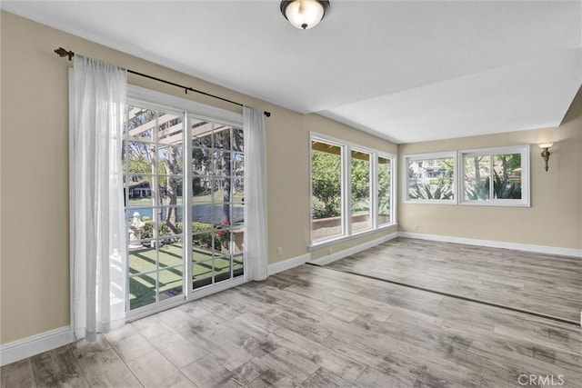 22839 Ridge Route Ln, Lake Forest, CA 92630 - empty room featuring wood finished floors and baseboards