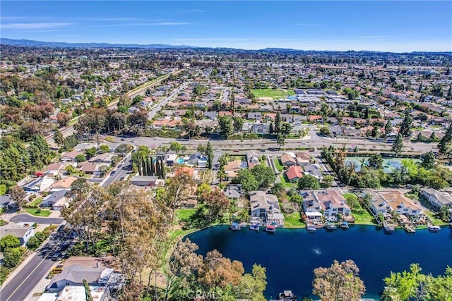 22839 Ridge Route Ln, Lake Forest, CA 92630 - birds eye view of property with a residential view and a water and mountain view