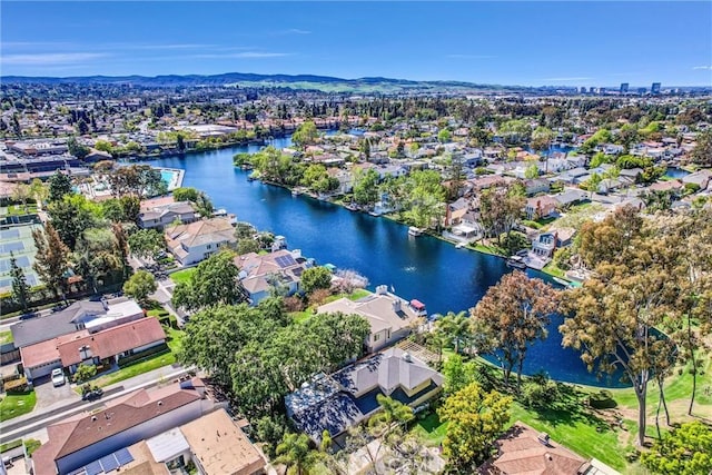 22839 Ridge Route Ln, Lake Forest, CA 92630 - bird's eye view with a water and mountain view and a residential view
