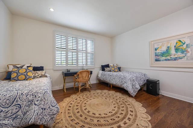 380 S Orange Grove Blvd Unit 6, Pasadena, CA 91105 - bedroom with wood finished floors and recessed lighting