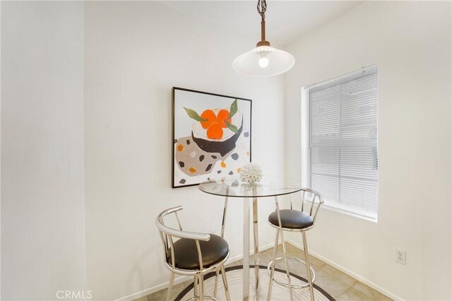 1510 Timberwood, Irvine, CA 92620 - dining space featuring baseboards and light tile patterned floors