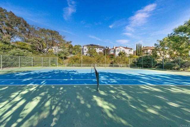 1164 Quail Gardens Ct, Encinitas, CA 92024 - view of tennis court featuring a residential view