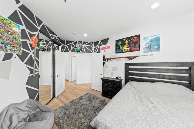 1164 Quail Gardens Ct, Encinitas, CA 92024 - bedroom with wood finished floors and recessed lighting