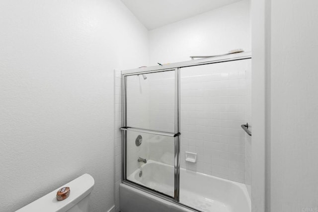 1164 Quail Gardens Ct, Encinitas, CA 92024 - bathroom with toilet and combined bath / shower with glass door