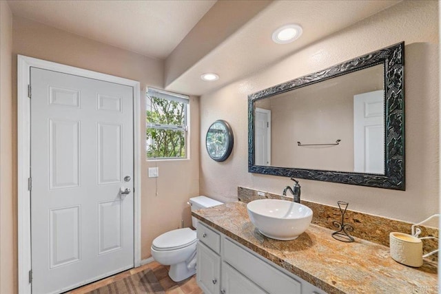 4981 Marin Dr, Oceanside, CA 92056 - bathroom with toilet, recessed lighting, and vanity