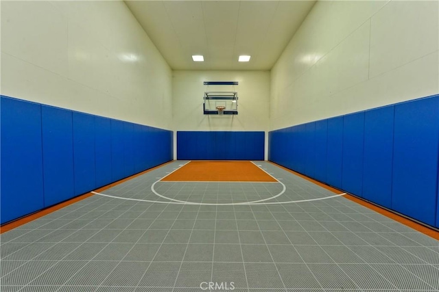 view of basketball court featuring community basketball court