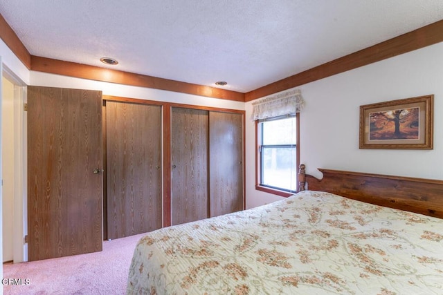 bedroom with carpet floors