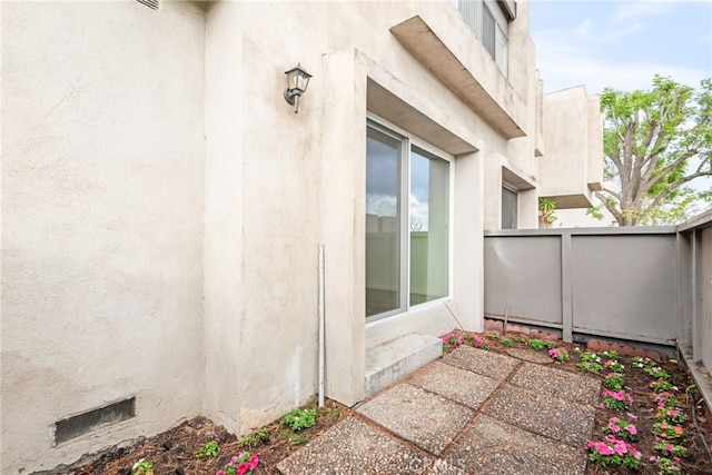 view of patio / terrace with fence