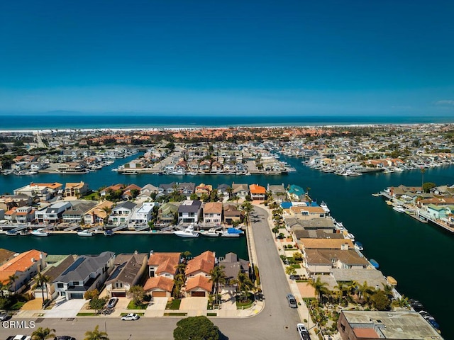 2231 Peninsula Rd, Oxnard, CA 93035 - birds eye view of property featuring a residential view and a water view