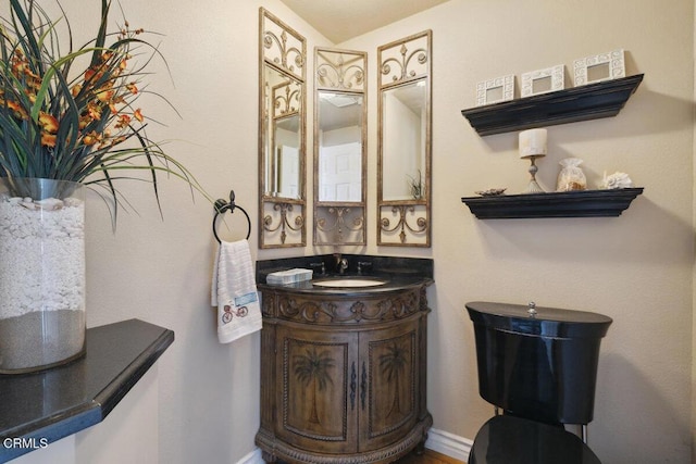 2231 Peninsula Rd, Oxnard, CA 93035 - bathroom featuring baseboards and vanity