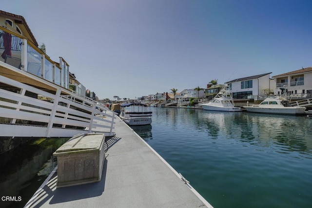 2231 Peninsula Rd, Oxnard, CA 93035 - dock with a residential view and a water view