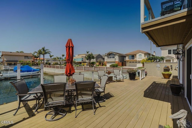 2231 Peninsula Rd, Oxnard, CA 93035 - wooden deck with a residential view